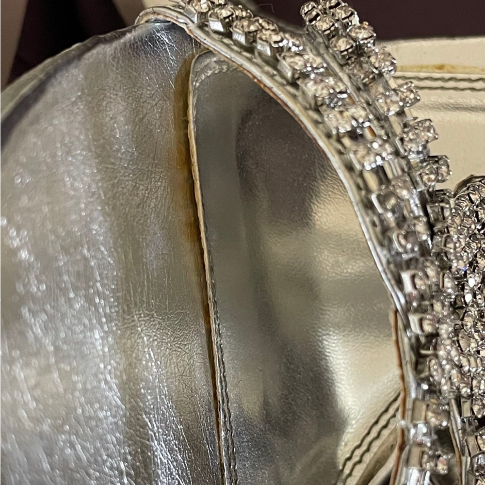 Women’s Silver Diamond Heels (10) - Picture 6 of 6